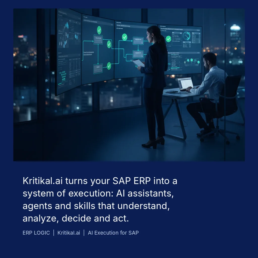 Kritikal.ai - AI execution platform for SAP by ERP LOGIC